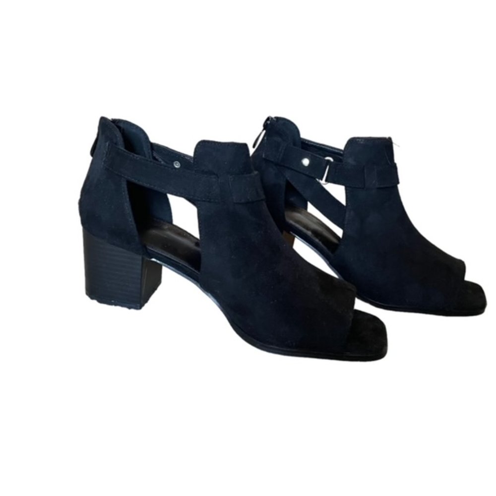 NWOT LAICIGO Peep Toe Booties Size 9 - Picture 3 of 7